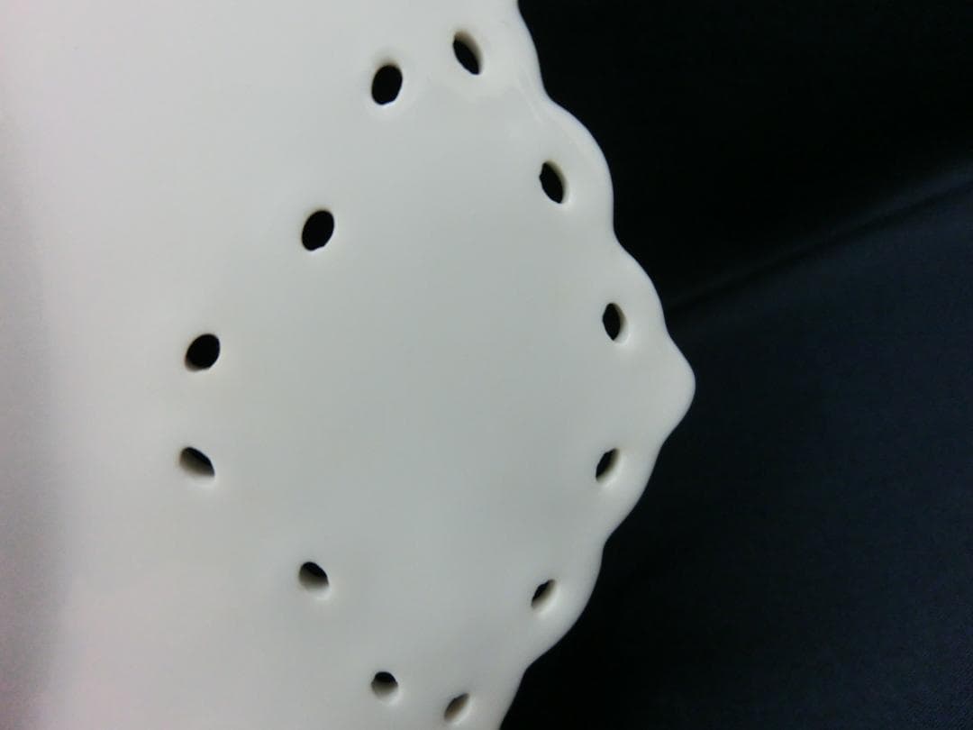 ☆ロイヤルコペンハーゲン☆バーガンディダブルレース21ｃｍ