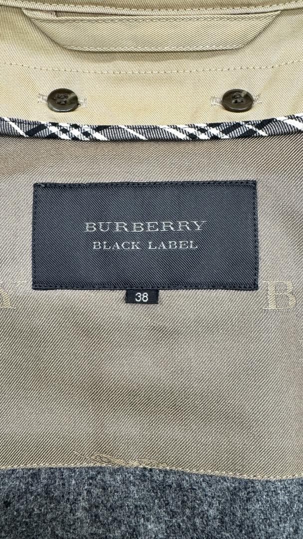 ★美品★BURBERRY BLACK LABEL トレンチコート　38サイズ