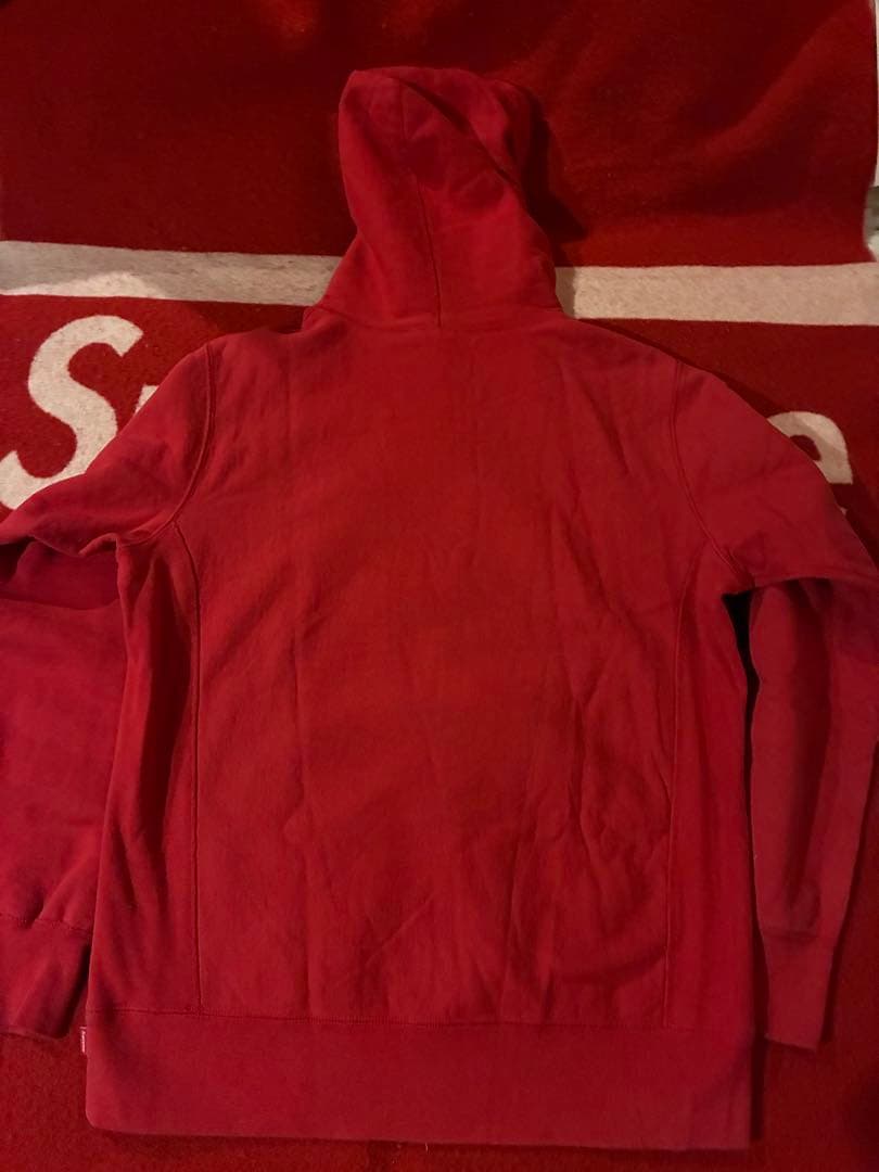 Supreme 赤 パーカー Lサイズ