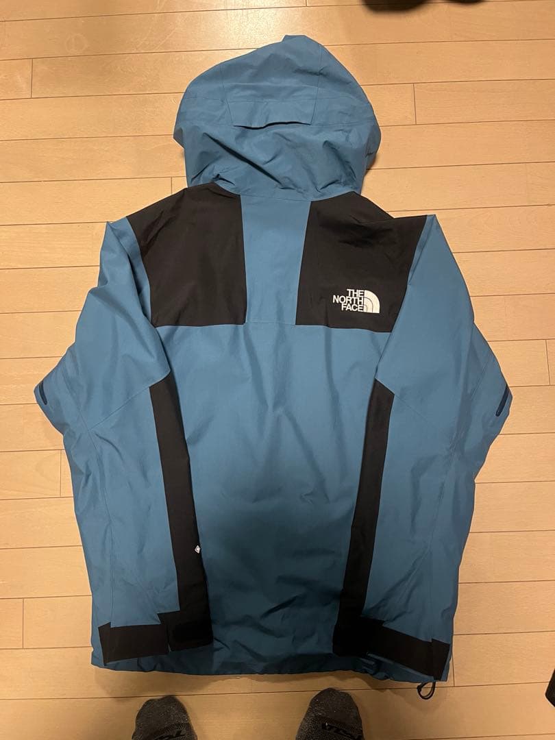 ノースフェイス　マウンテンジャケット　黒水色　XL