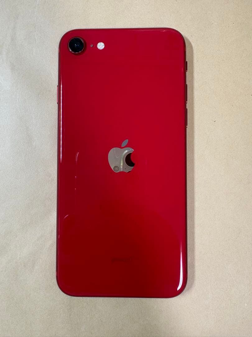 美品SIMフリーiPhoneSE2 64GB PRODUCT(RED)