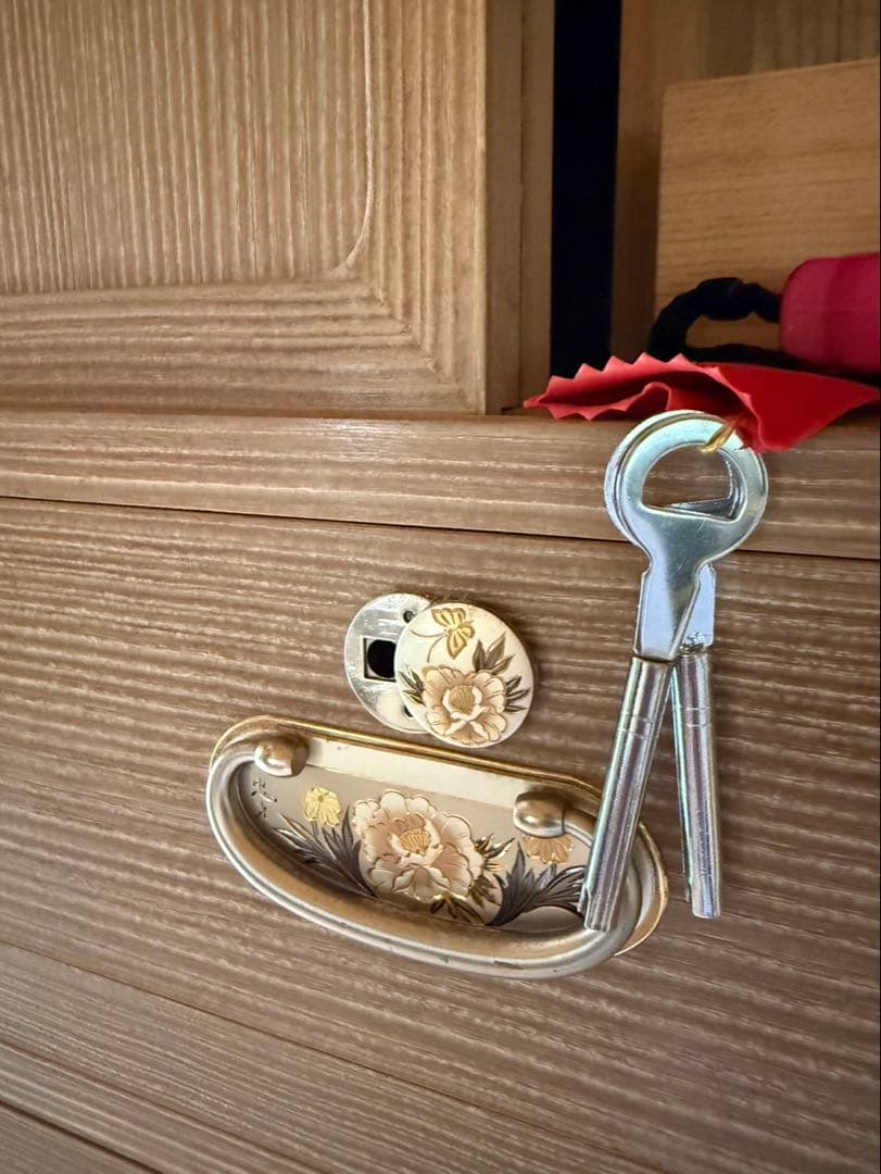 桐箪笥 伝統工芸士 館農 義明 着物箪笥 和箪笥　美品　鍵付き