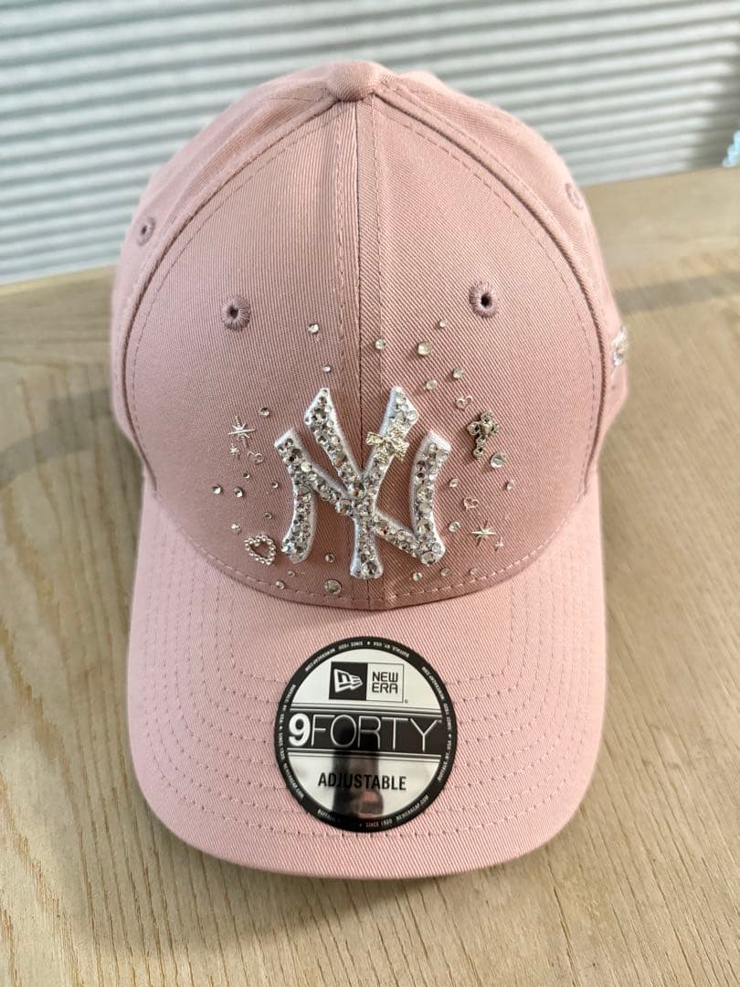 9FORTY Rhinestone ニューヨーク・ヤンキース ピンク