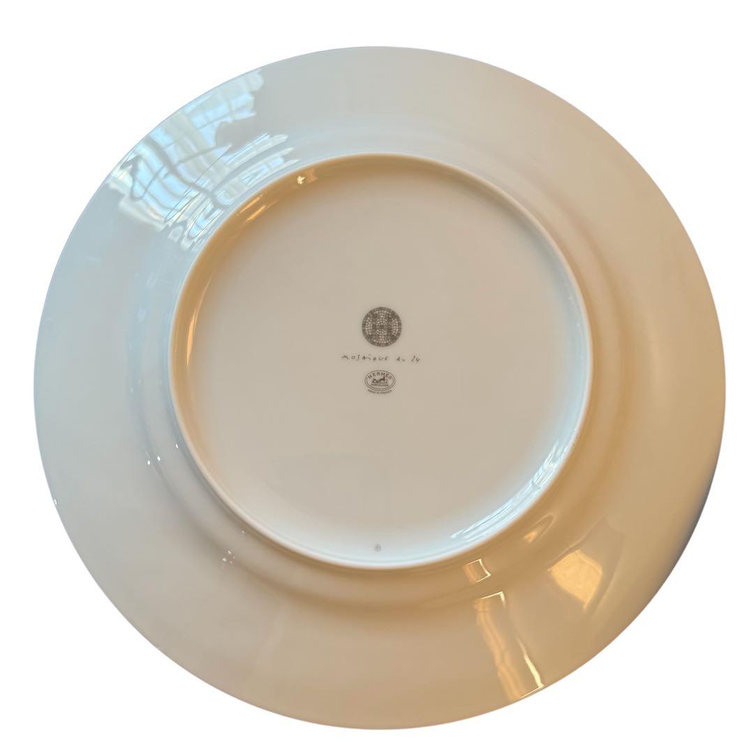 HERMES　エルメス　モザイク ヴァンキャトル 　ディナープレート