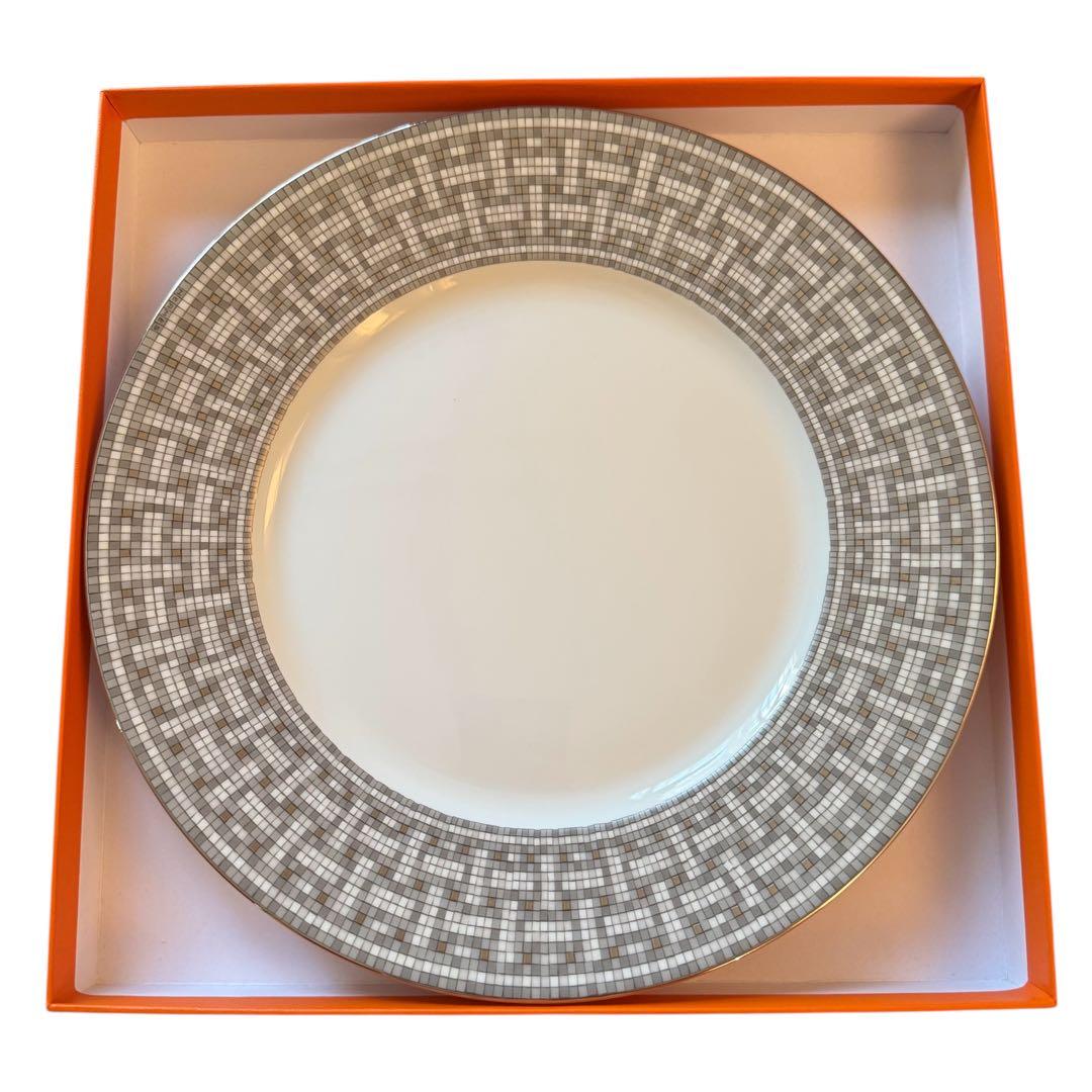HERMES　エルメス　モザイク ヴァンキャトル 　ディナープレート