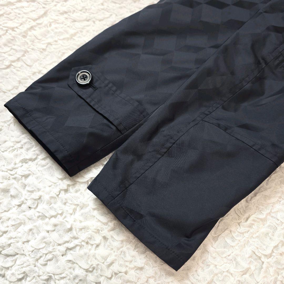 アクアスキュータム ジャケット コート 総柄 ライナー軽量 2way ショート丈