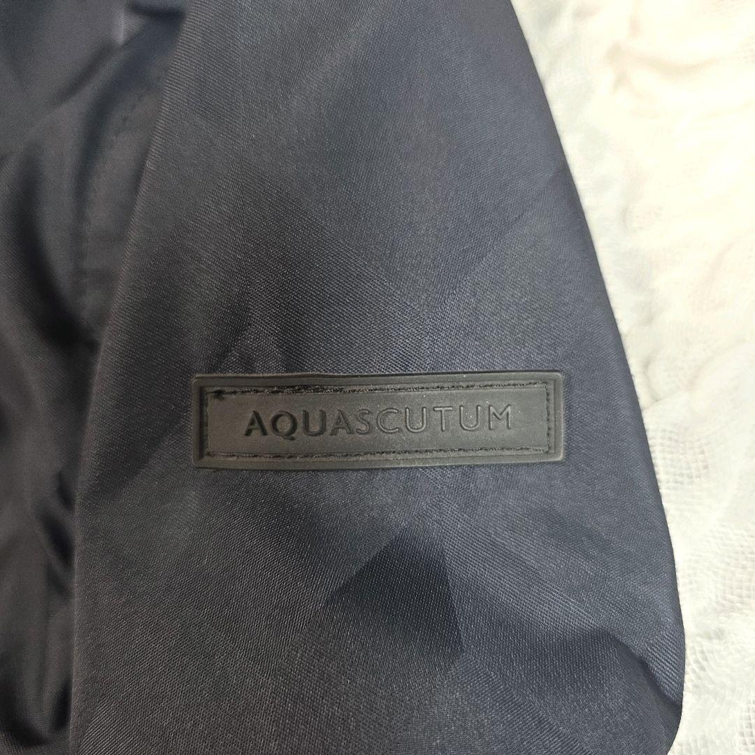 アクアスキュータム ジャケット コート 総柄 ライナー軽量 2way ショート丈