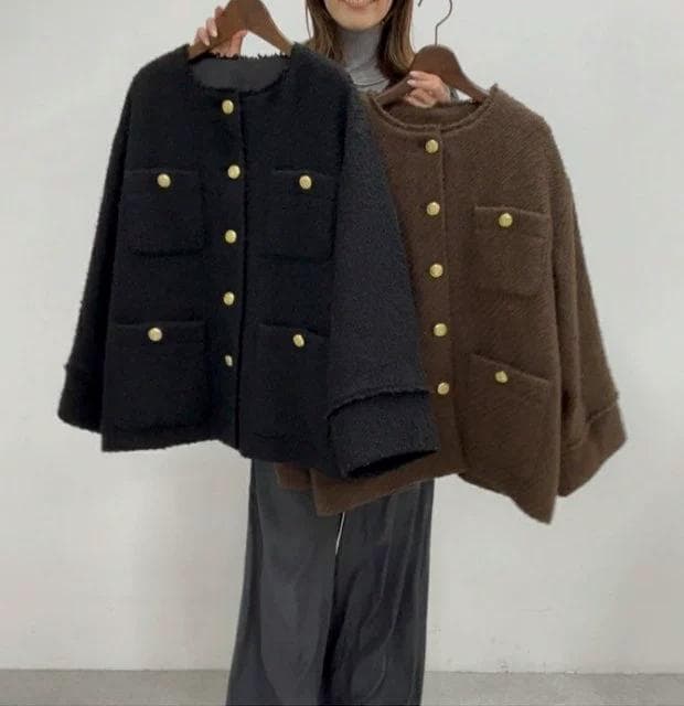 Loungedress ラウンジドレス ツイードジャケット ブラウン