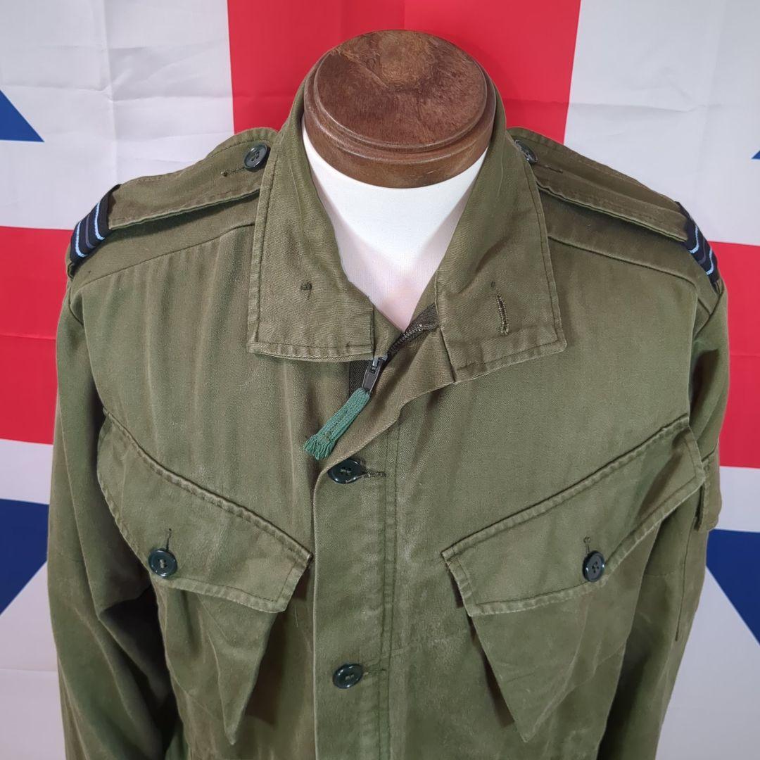 イギリス軍 COMBAT SMOCK ミリタリージャケット (RAF階級章付）