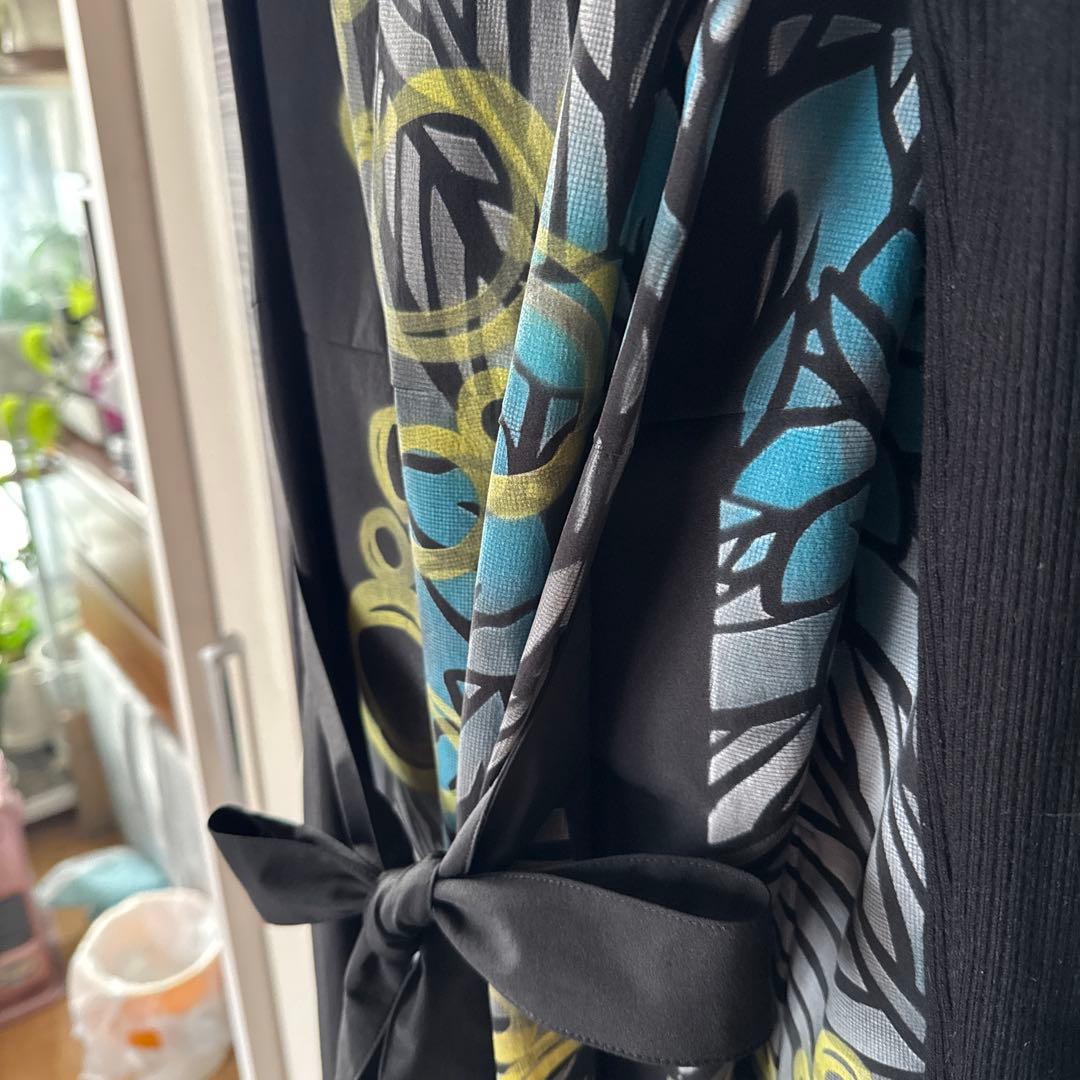 洋カン柄ノースリーブワンピース