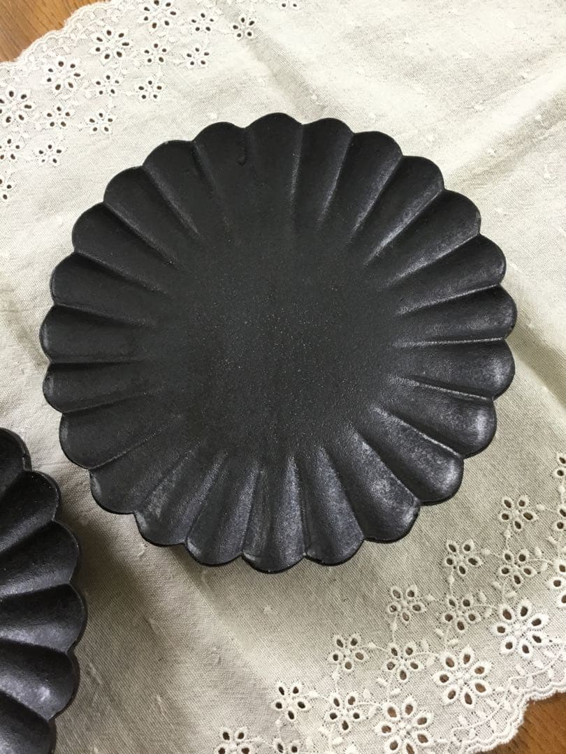 高島大樹　輪花皿　2枚セット