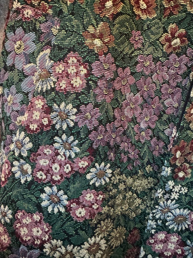 BEAMS BOY ゴブラン織り コート 花柄