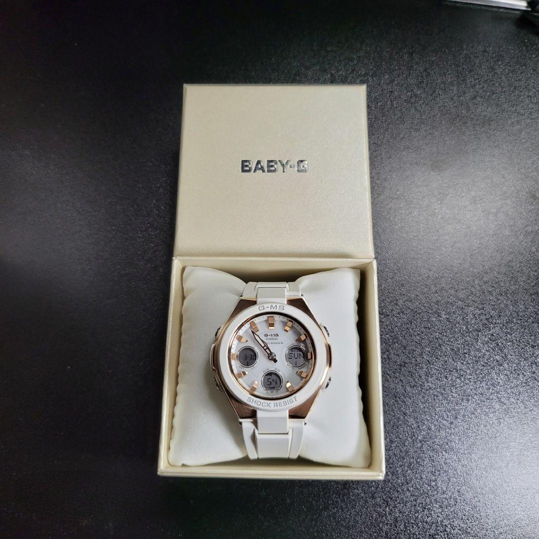 BABY-G デジタル腕時計　電波ソーラー G-MS MSG-W100G 美品
