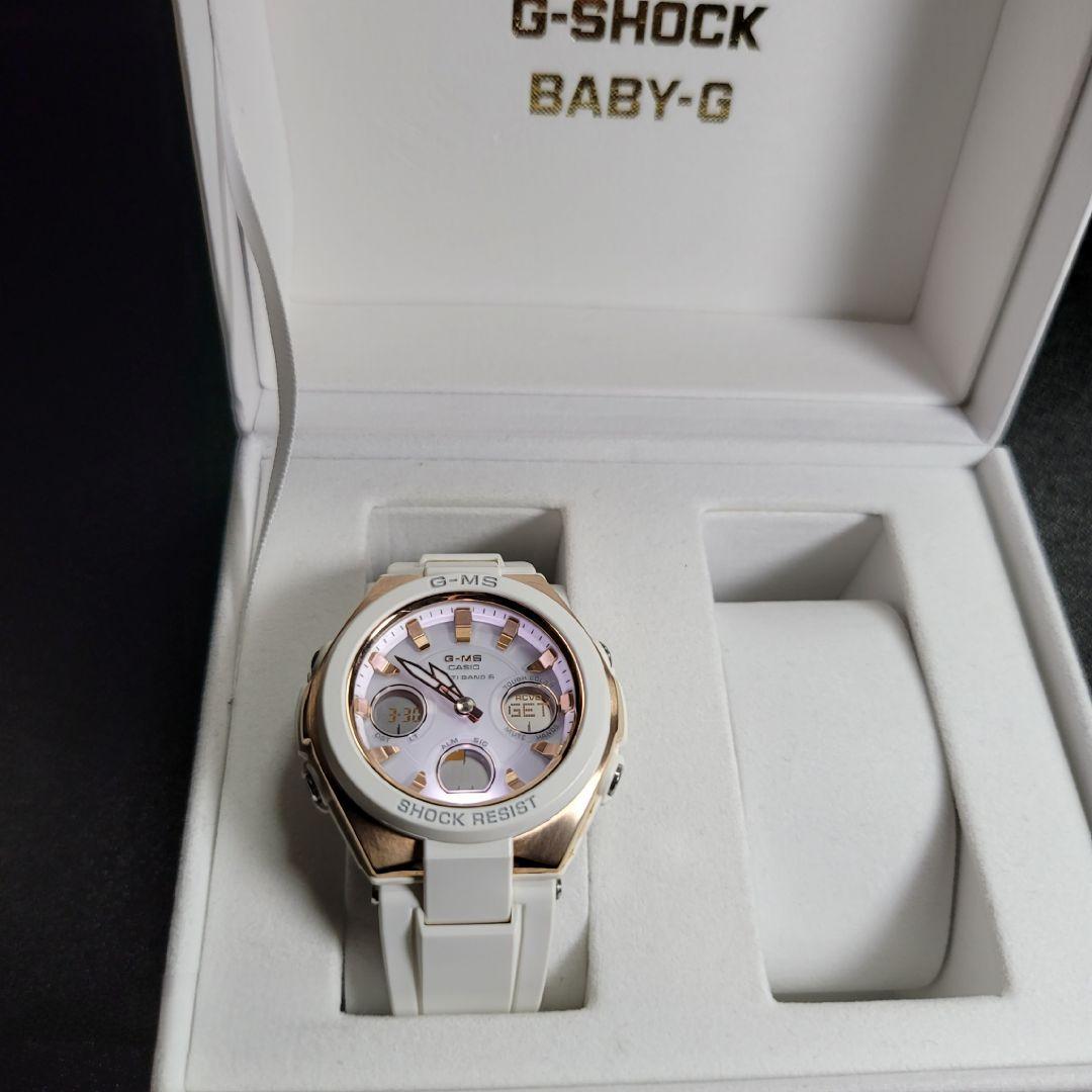 BABY-G デジタル腕時計　電波ソーラー G-MS MSG-W100G 美品