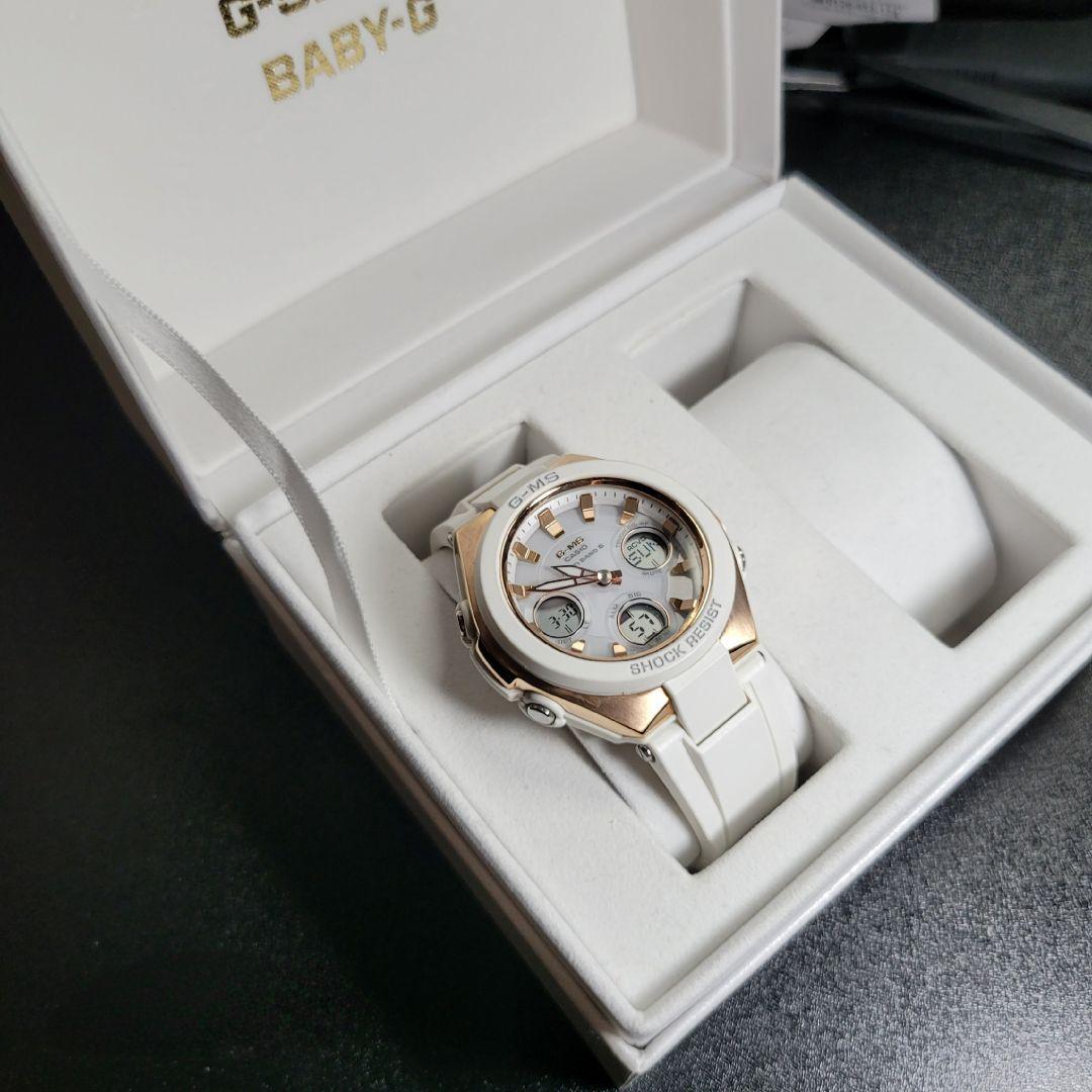 BABY-G デジタル腕時計　電波ソーラー G-MS MSG-W100G 美品