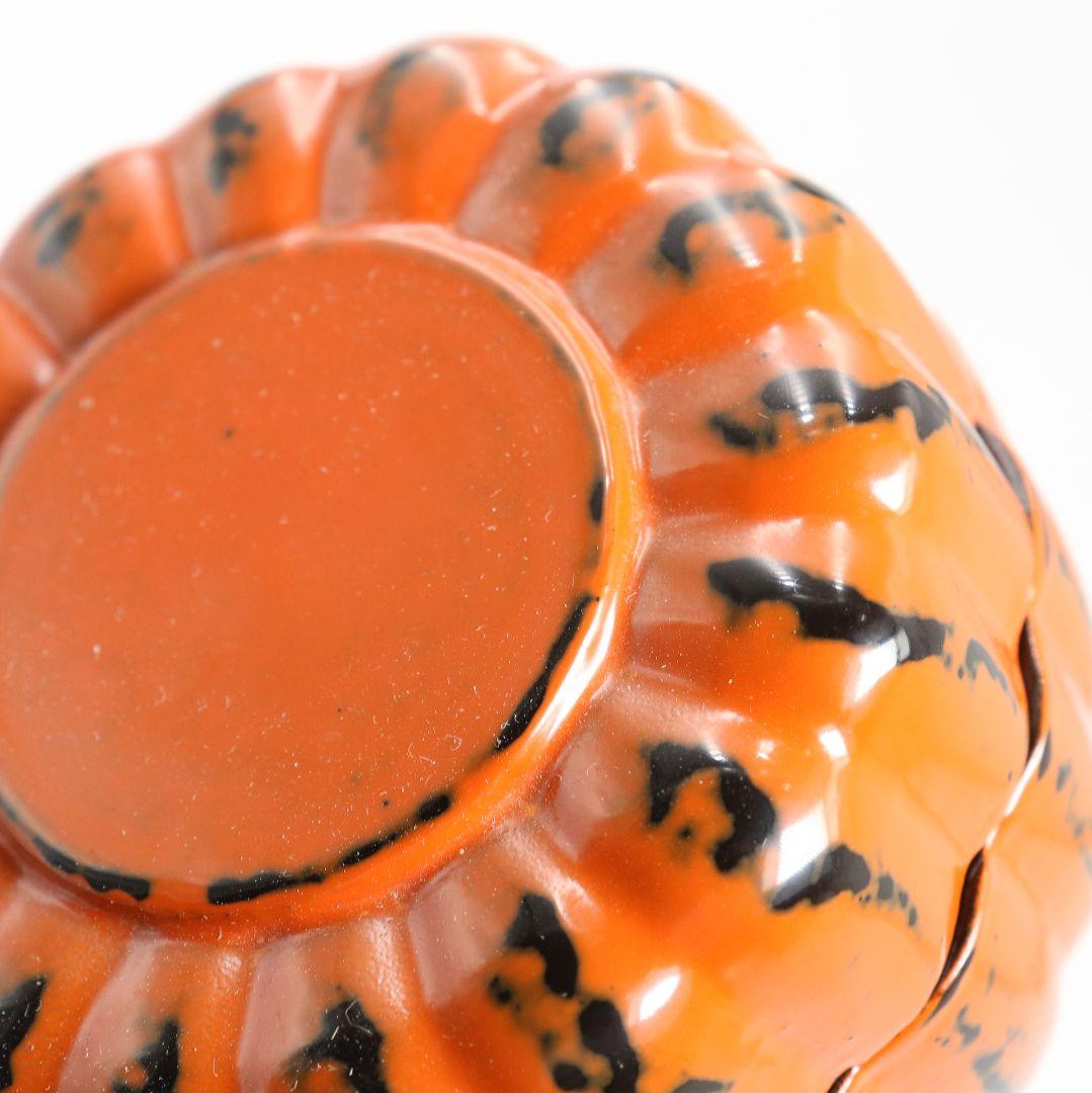 川上峰春作 根来 菊割棗 茶道具 共箱　V840