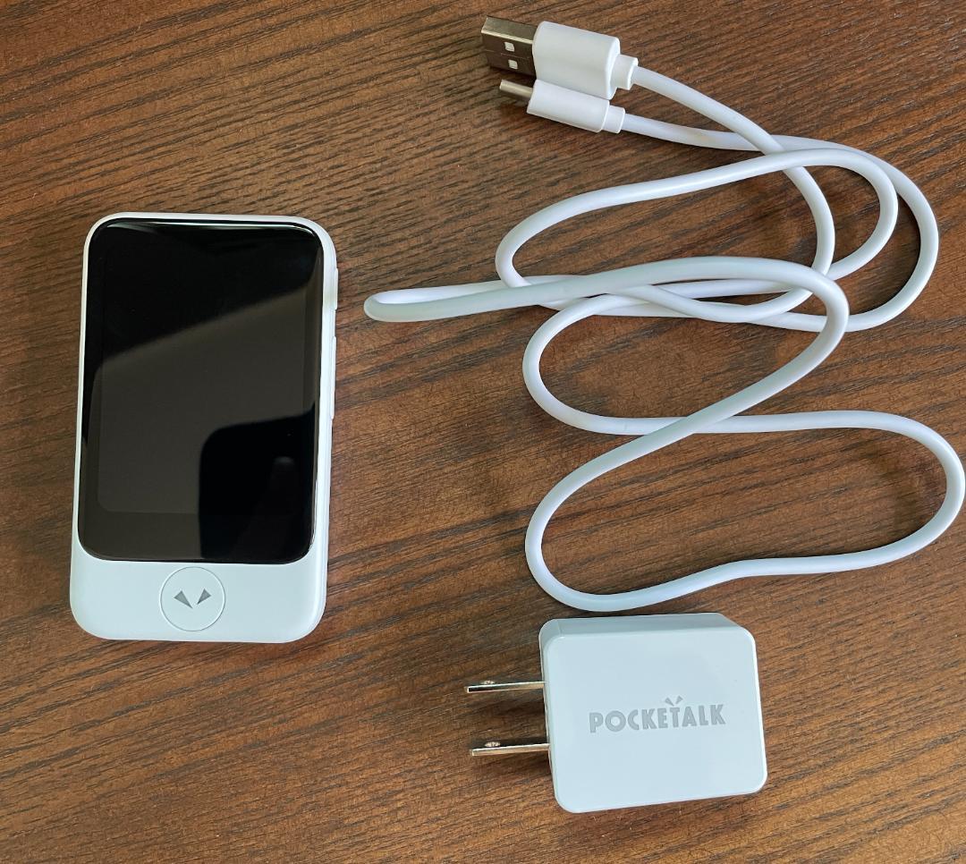 POCKETALK S ポケトーク 翻訳機 グローバル通信（2年） ホワイト