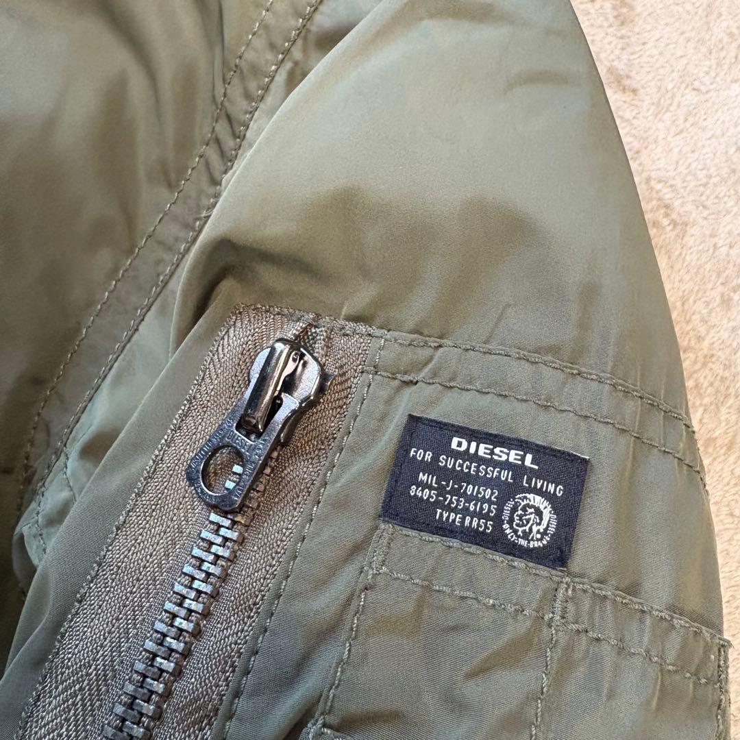 【稀少】DIESEL ディーゼル N2-B ミリタリージャケット カーキ S