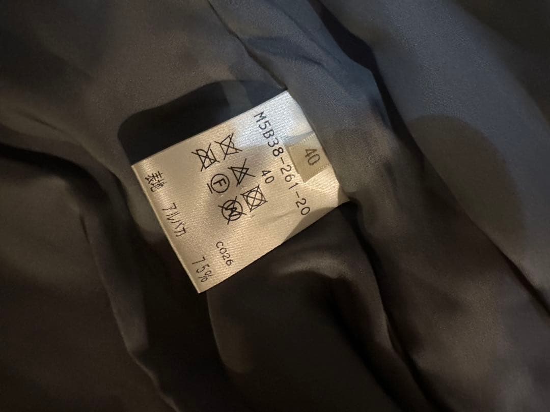 ★EPOCA★エポカ★アルパカウールコート★ブルーグレー★