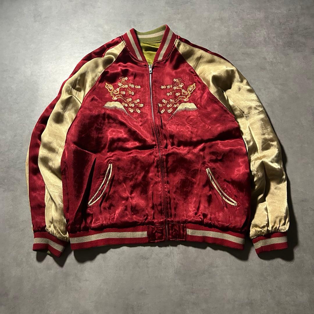 （NA）SLOW ZIP 70s ヴィンテージ スカジャン リバーシブルレーヨン