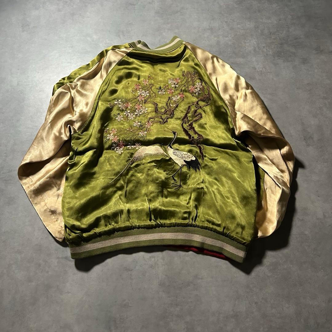 （NA）SLOW ZIP 70s ヴィンテージ スカジャン リバーシブルレーヨン