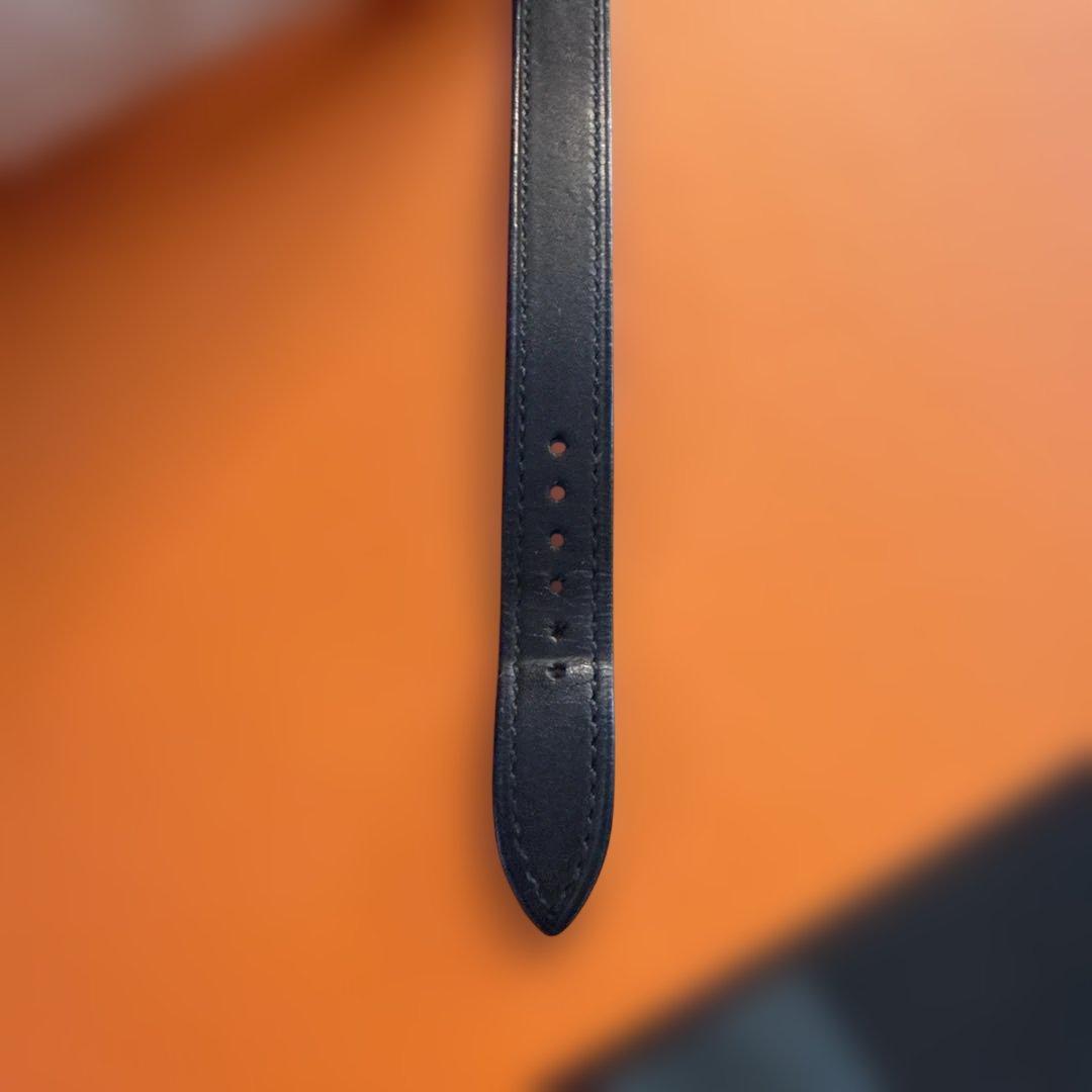 美品　HERMES ケープコッド　ストラップ　ブラック　レザーベルト　二重巻