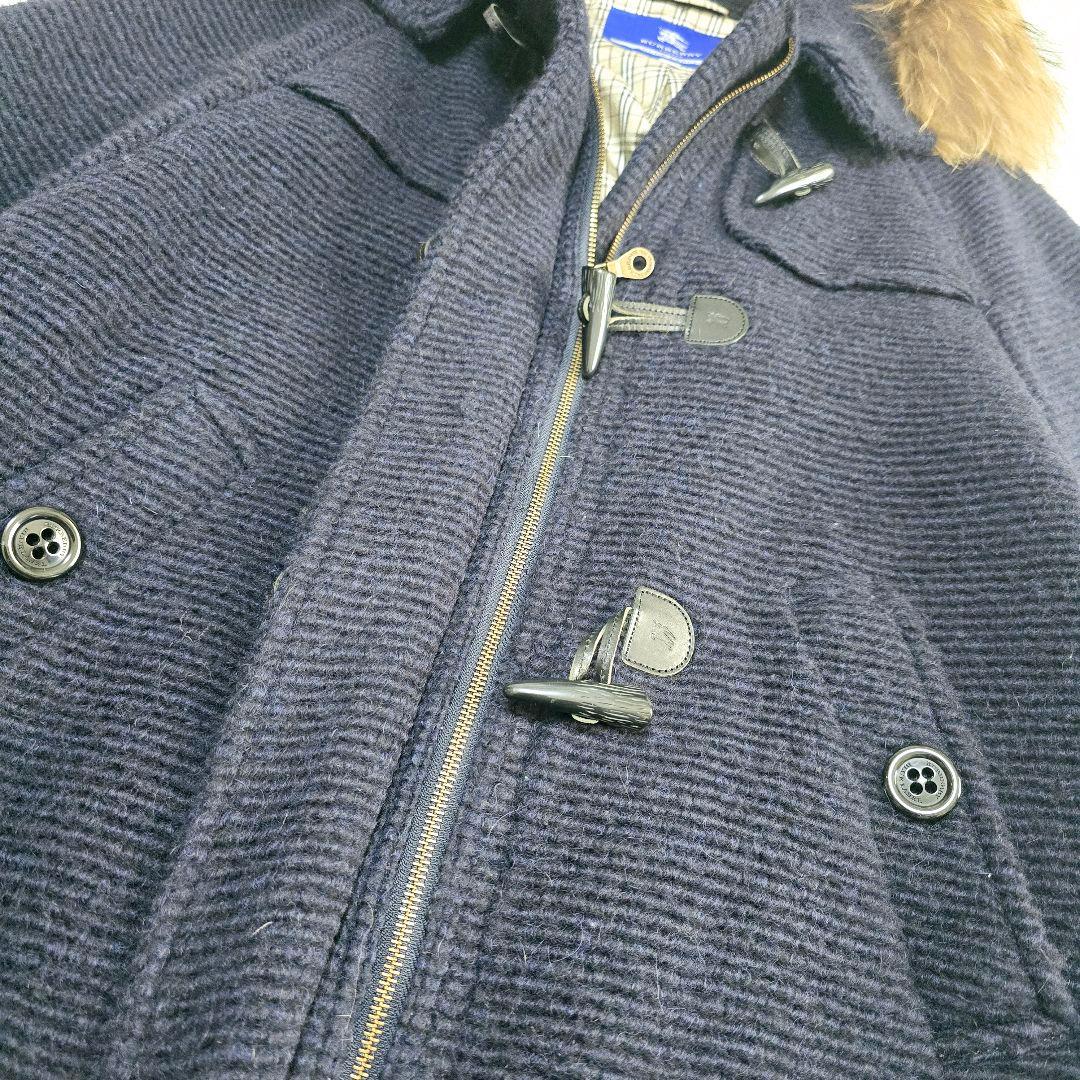 希少✨バーバリーブルーレーベル ダッフルコート ネイビー 38