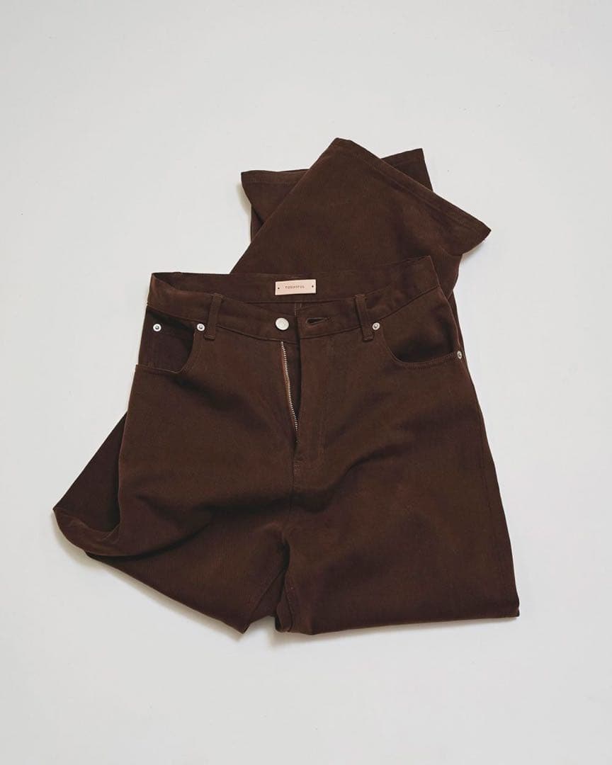 TODAYFUL トゥデイフル Cary's Denim ブラウン 26インチ