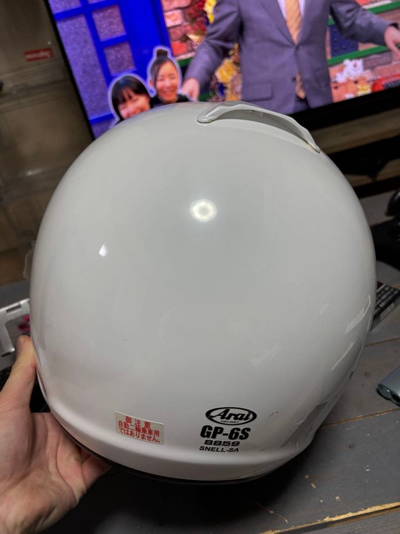 エ*郎様 Arai GP-6S フルフェイスヘルメット ホワイト