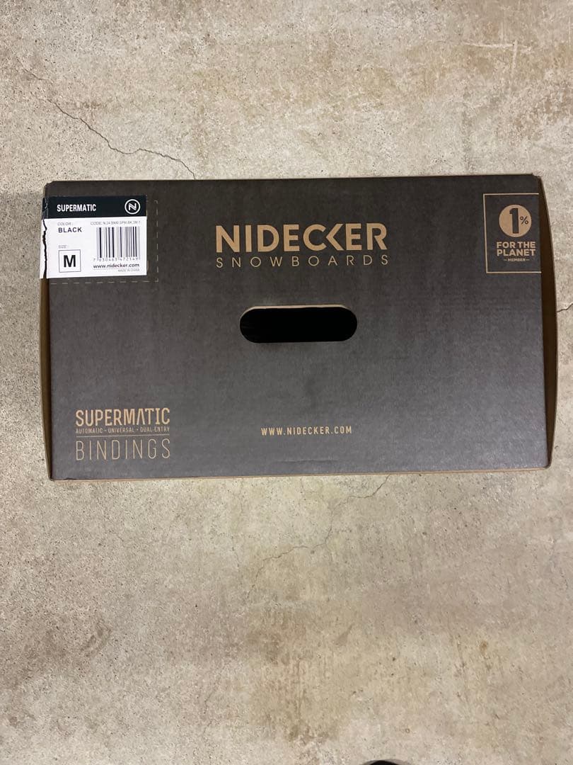 さ*う様 NIDECKER SUPERMATIC BLACK Mサイズ23-24