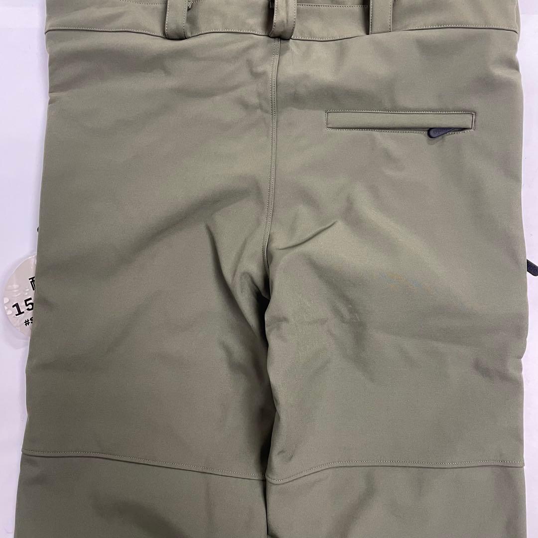 Slyde スノーボードウェア ビブパンツ M カーキ 22SNSLY004