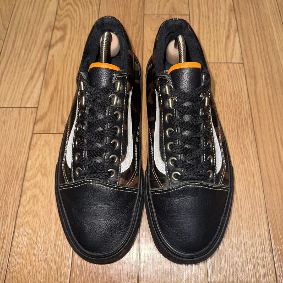 VANS OLD SKOOL MTE 黒x迷彩 中ボア カモ柄