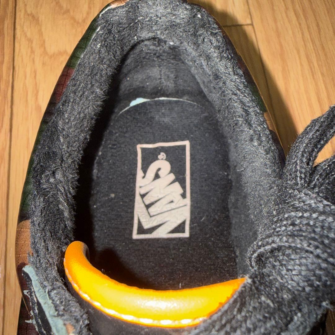 VANS OLD SKOOL MTE 黒x迷彩 中ボア カモ柄