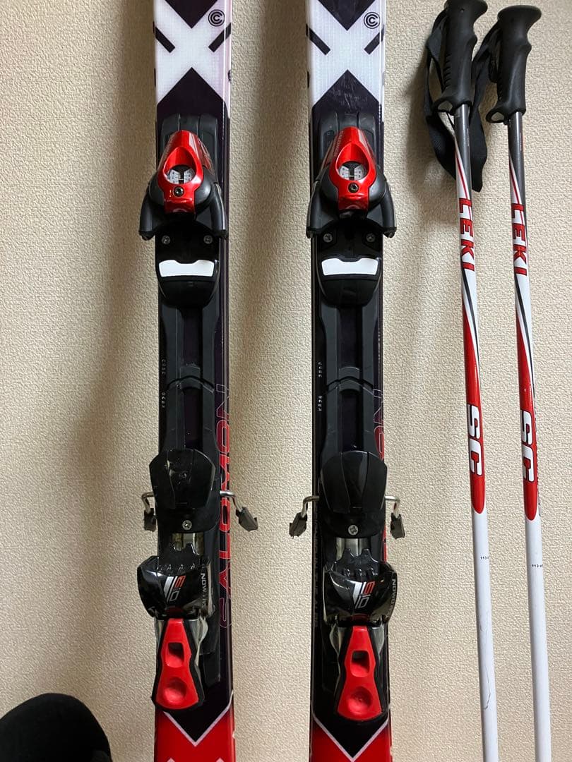 値下げしました⭐︎サロモン　スキーセット 板162㎝　ブーツ26㎝　ポール113㎝