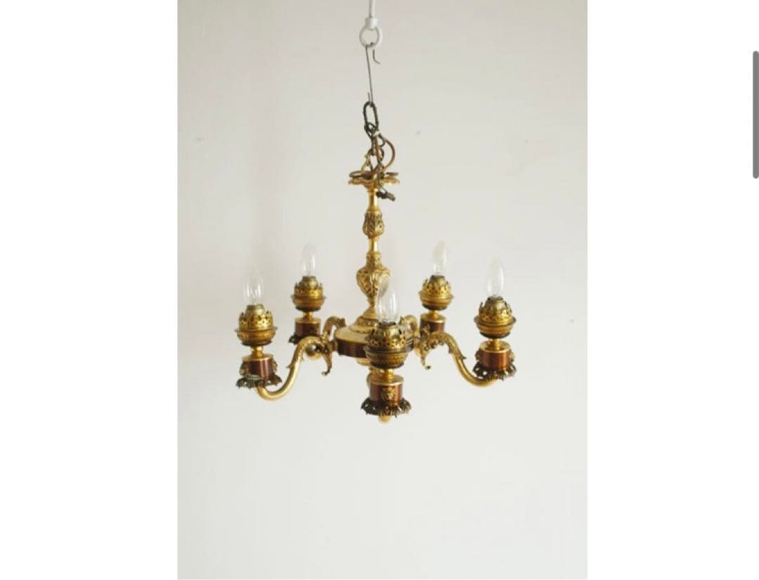 アンティーク　シャンデリア（5灯）
