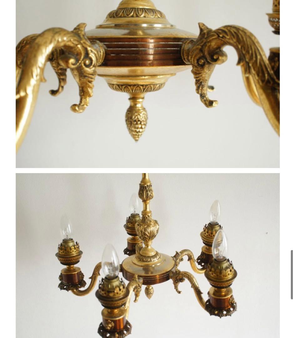 アンティーク　シャンデリア（5灯）