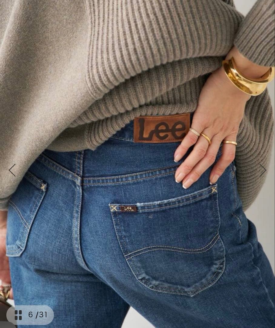 Deuxième Classe 別注Lee 5 pocket jeans