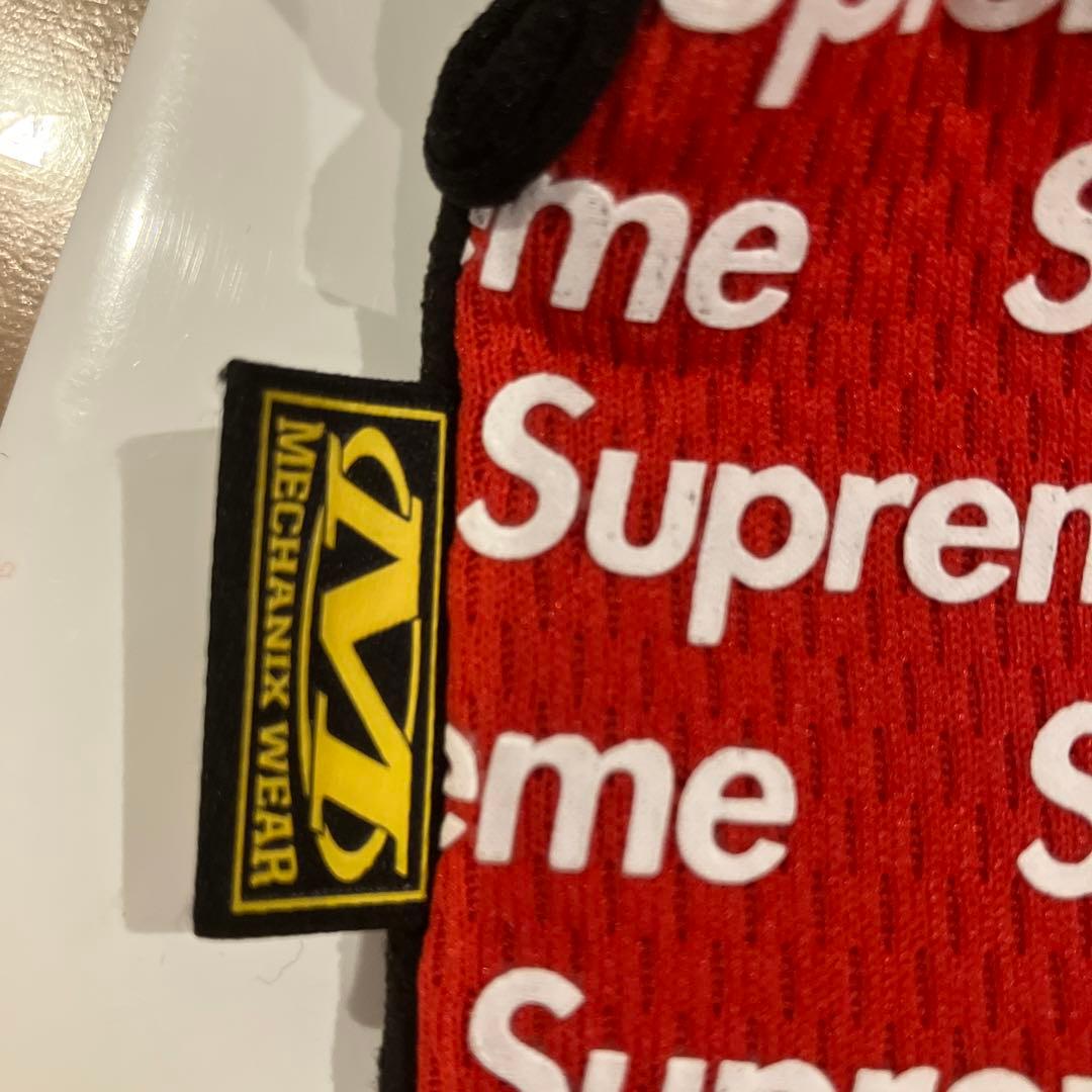 Supreme Mechanix Wear グローブ レッド/ブラック　L