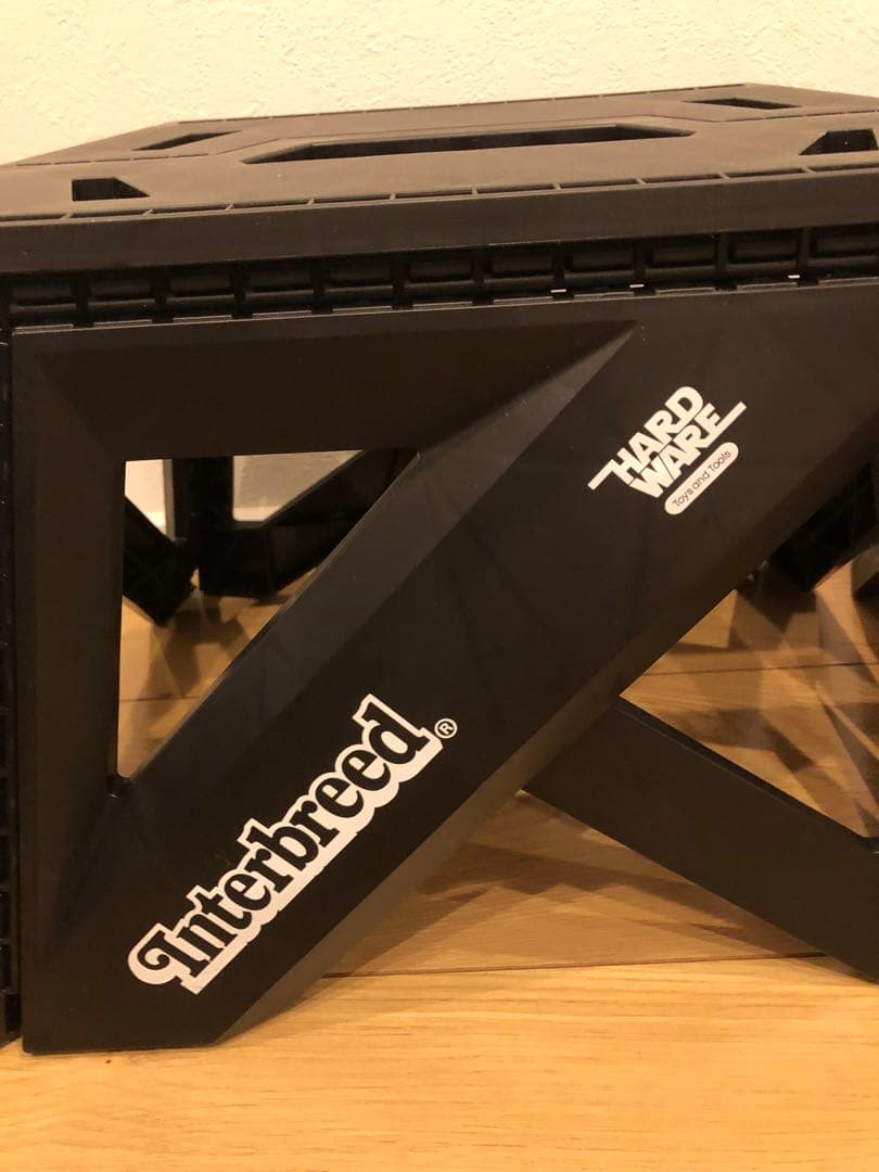 新品 INTERBREED LOGO STOOL スツール 折り畳みチェア イス