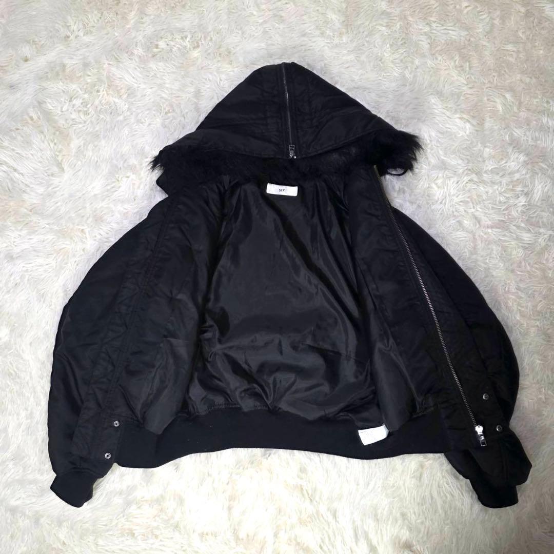 SLY Y2K ファー N-2B フライトジャケット 4way