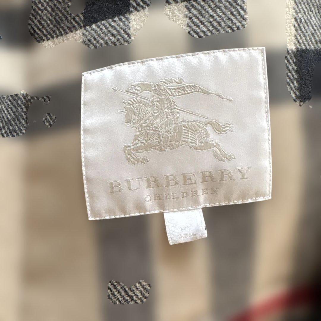 極美品✨近年タグ✨バーバリー ダッフルコート メガチェック ネイビー 152