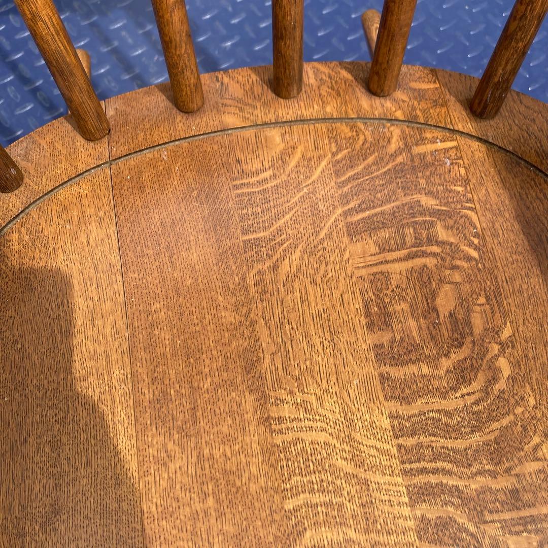 vintage キツツキ 木製ロッキングチェア ブラウン