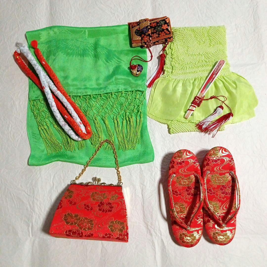 七五三　七歳　着物・結び帯・フルセット(17)