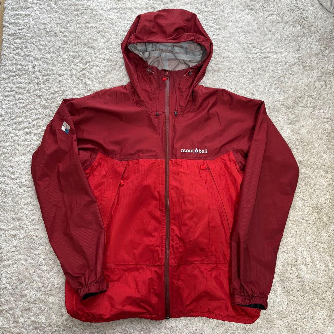 mont-bell マウンテンパーカー　テックシェルパーカー　レッド　M
