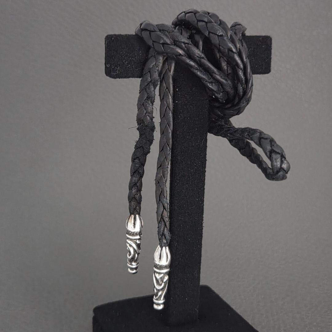 CHROME HEARTS クロムハーツ スクロールチップ レザーブレード