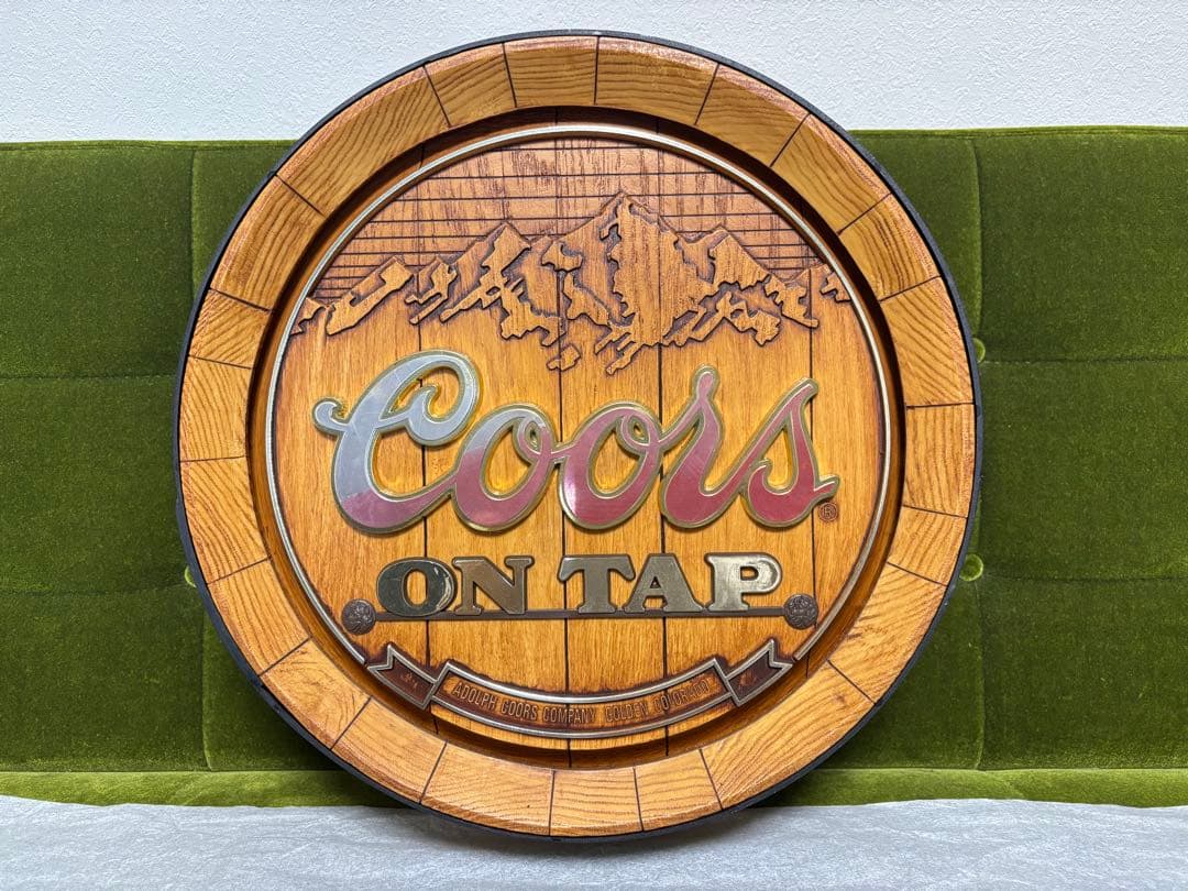 超美品 COORS クアーズ 壁掛け ビンテージ ビアサイン パブミラー レトロ