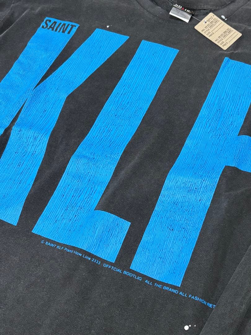 新品 セントマイケル KLF ブラック ロングスリーブTシャツ Lサイズ