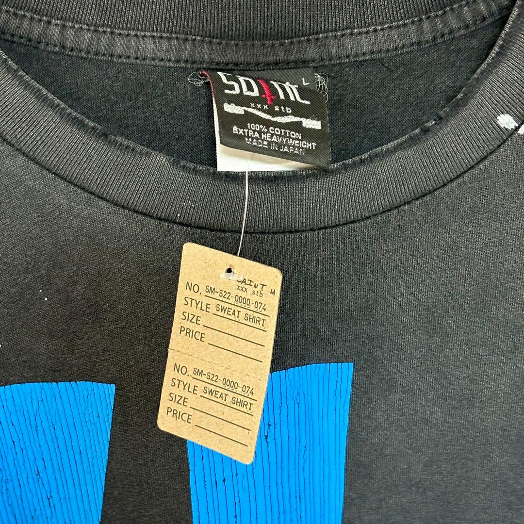 新品 セントマイケル KLF ブラック ロングスリーブTシャツ Lサイズ