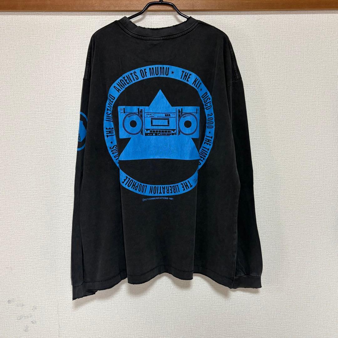 新品 セントマイケル KLF ブラック ロングスリーブTシャツ Lサイズ