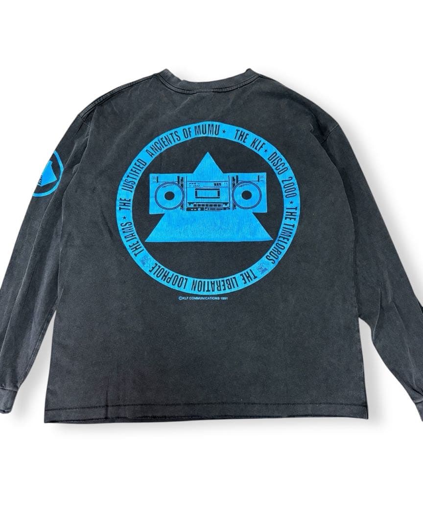 新品 セントマイケル KLF ブラック ロングスリーブTシャツ Lサイズ